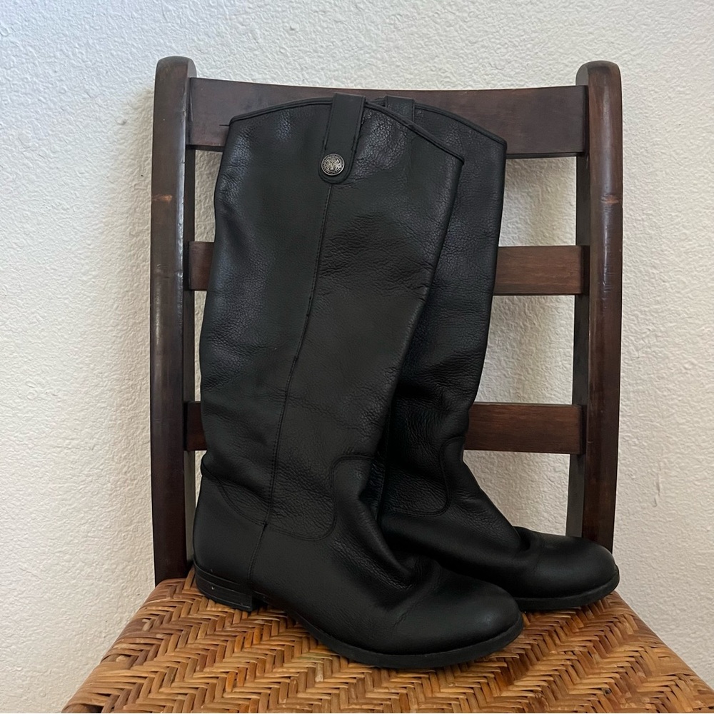 Target Black Leather Knee-High Boots